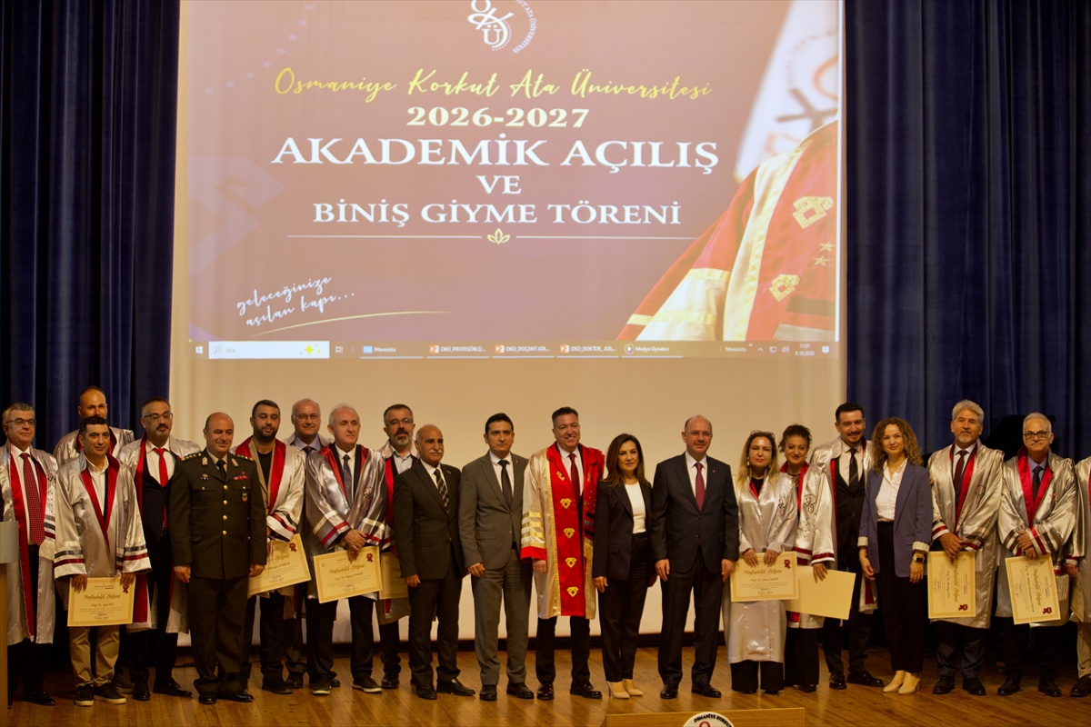 Osmaniye Korkut Ata Üniversitesinin yeni akademik yılı törenle başladı