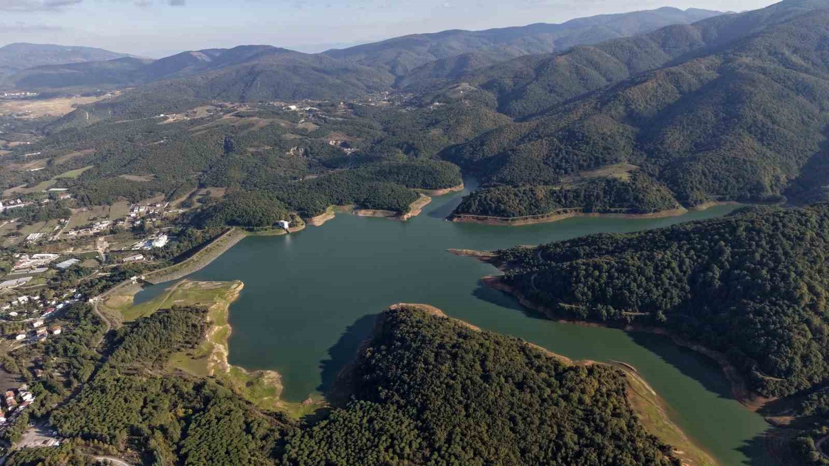 Yalova'da Gökçe Barajı'nda su seviyesi 6 Ekim'de yüzde 49'a geriledi