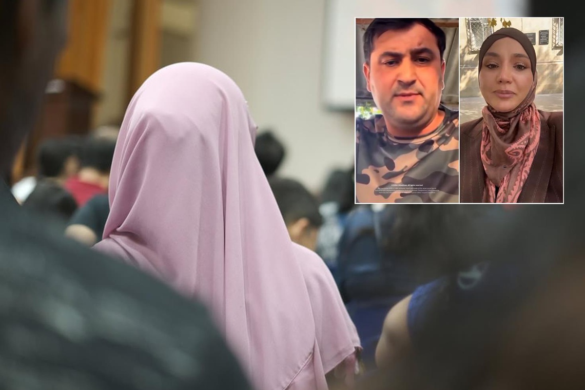 Azerbaycan'da başörtüsü yasağına tepki yağıyor: Kolumu vatan için verdim, kızım okula alınmıyor