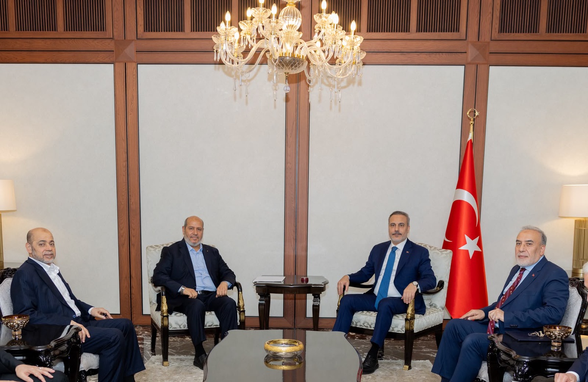 Bakan Fidan, Hamas Siyasi Büro Şefi Hayye ve beraberindeki Hamas heyetini kabul etti