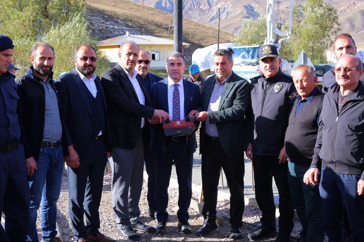 Bayburt Ortaçimağıl'da köy konağı için temel atma programı düzenlendi