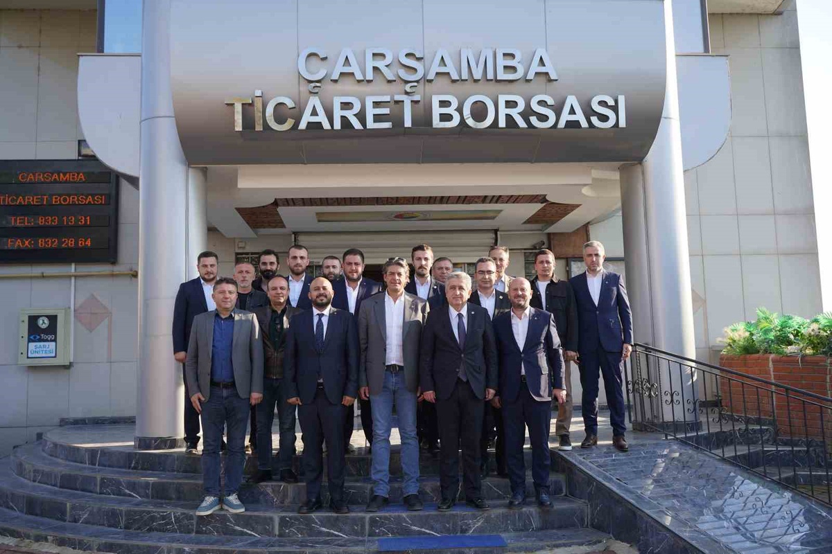 Çan ve Solakoğlu, Çarşamba Ticaret Borsası yönetimine başarı dilekleri iletti