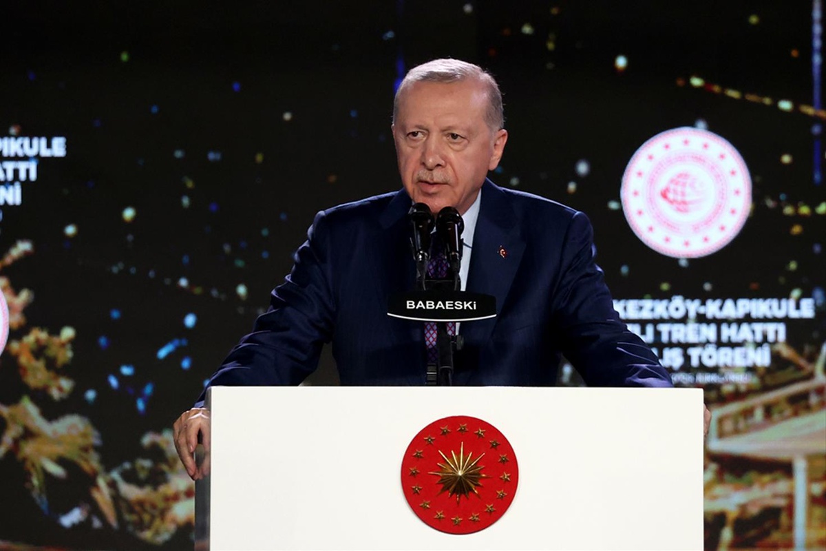 Cumhurbaşkanı Erdoğan, hızlı tren hattını açtı: Halkalı-Kapıkule 1,5 saate düşecek