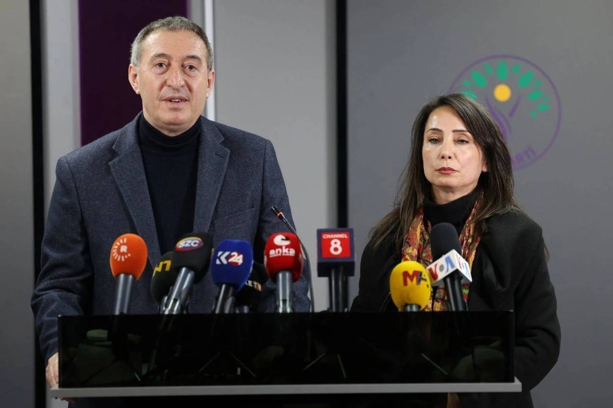 DEM Parti Eş Genel Başkanları, 9 Ekim'de Öcalan'a özgür çalışma çağrısı yaptı