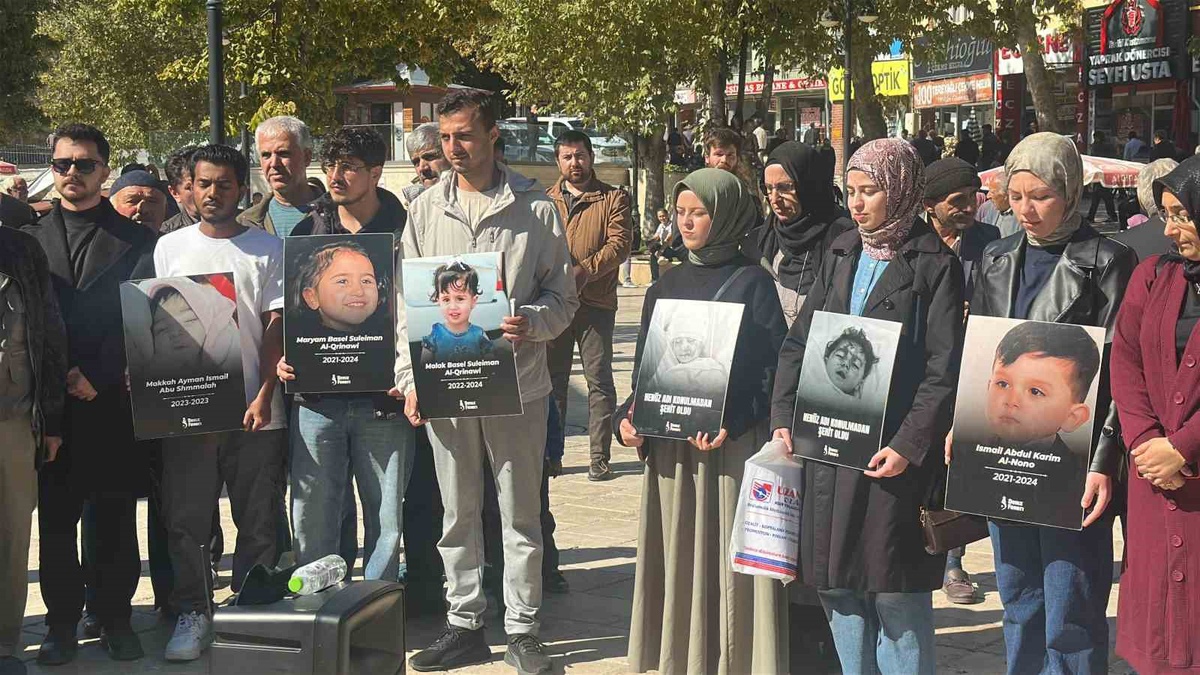 Kastamonu’da Aksa Tufanı’nın yıl dönümünde İsrail protesto edildi