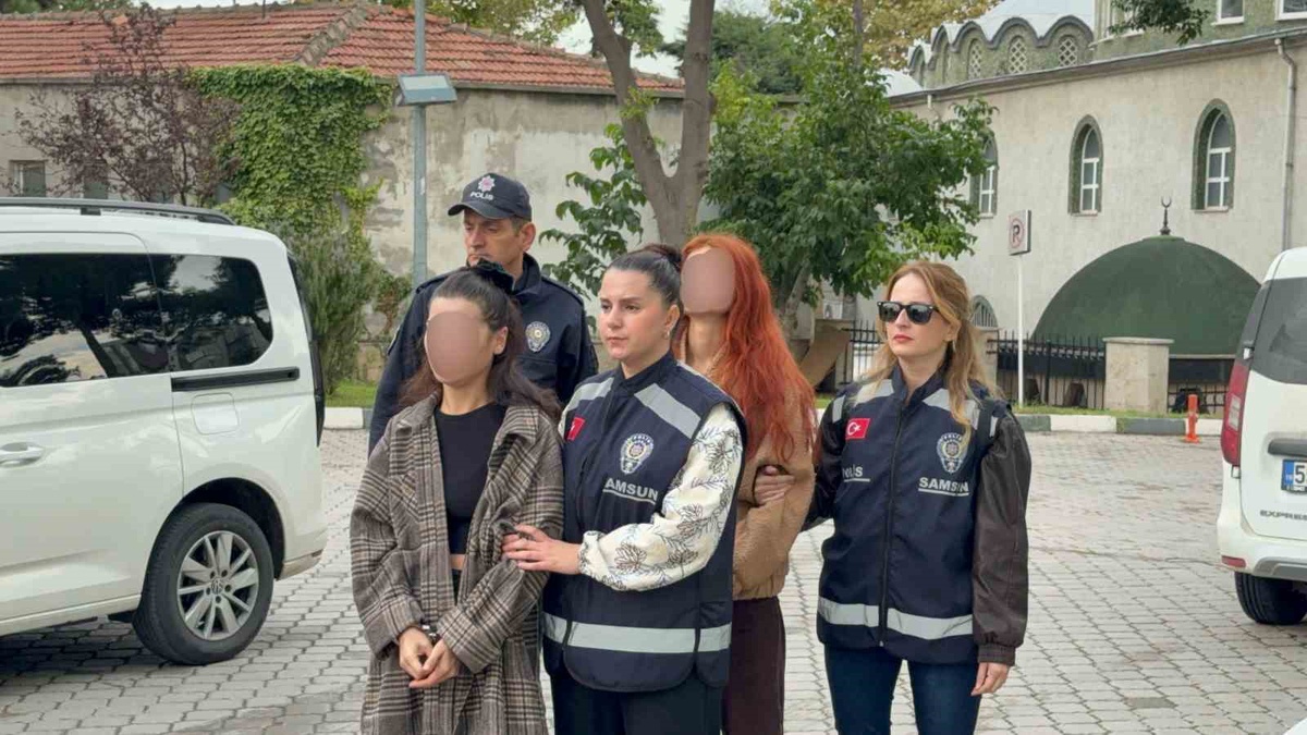 Samsun İlkadım'da 3 kız kardeş, darp iddiasıyla gözaltına alınıp adliyeye sevk edildi