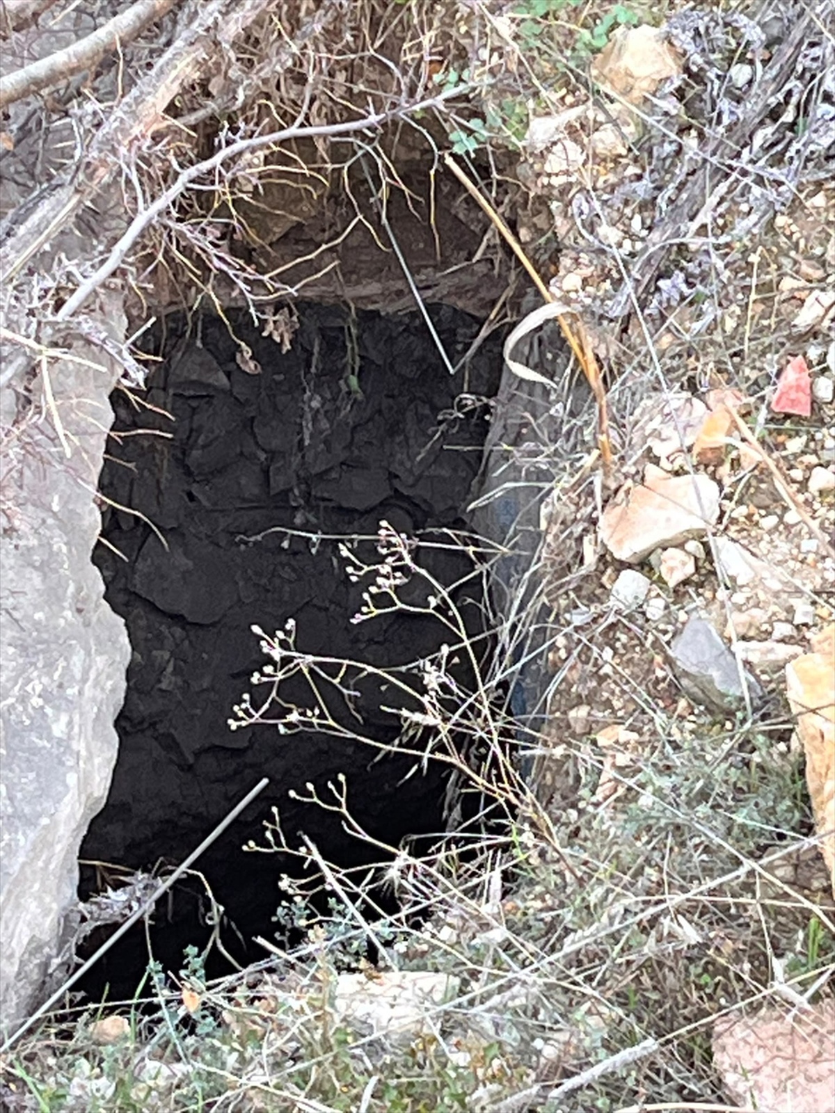 Tokat Niksar'da kaçak kazıya suçüstü yakalanan 3 zanlı gözaltına alındı