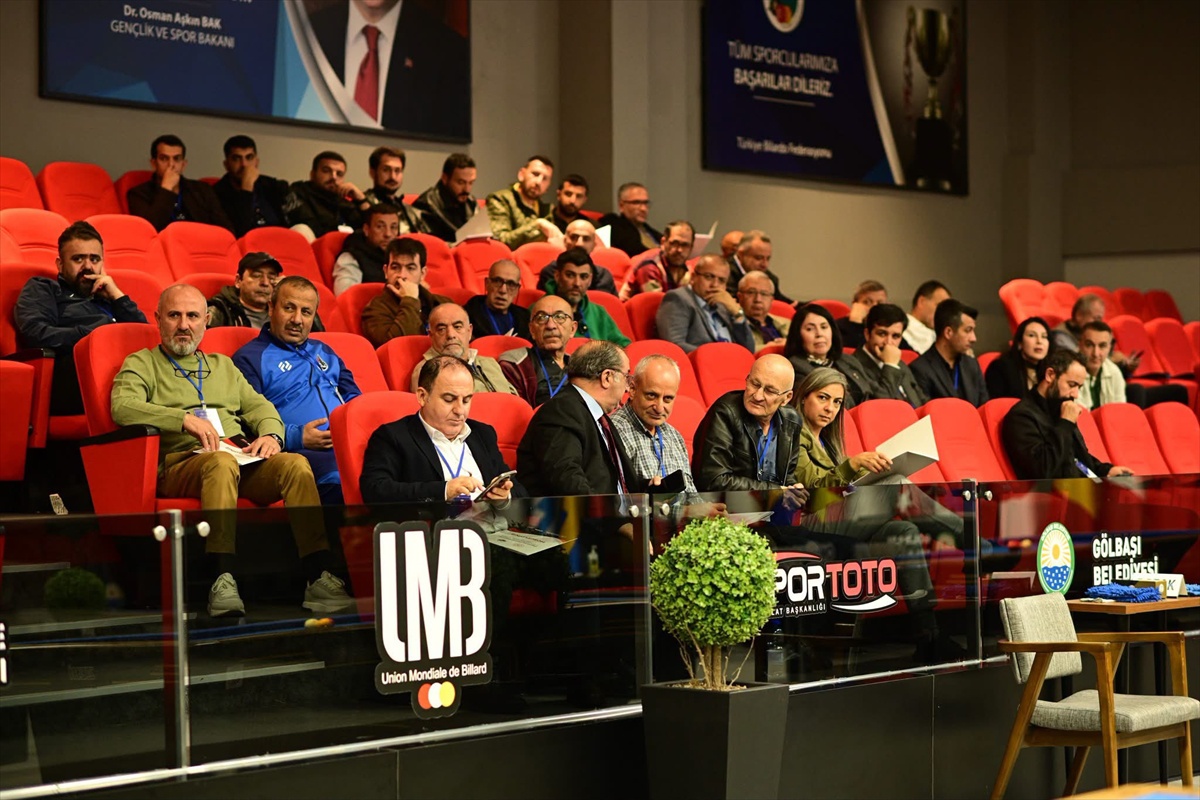 Türkiye Bilardo Federasyonu mali genel kurulunda raporlar ibra edildi
