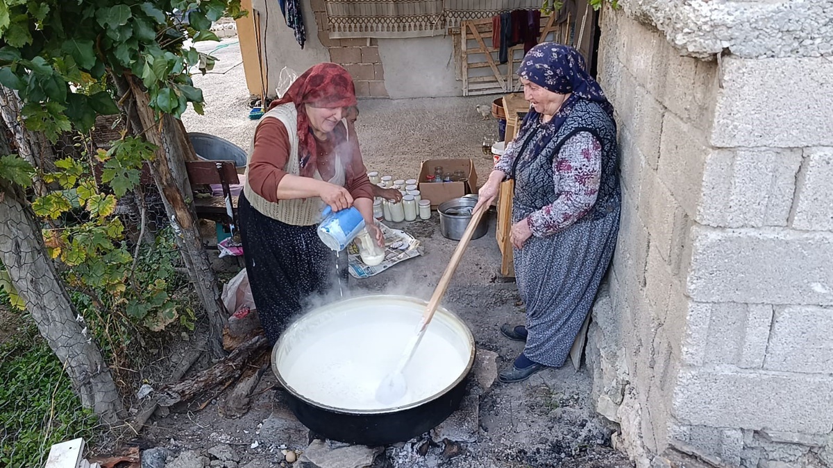 Yozgat Çekerek'te şişe tarhanası kurutma zahmeti olmadan sofralara taşınıyor