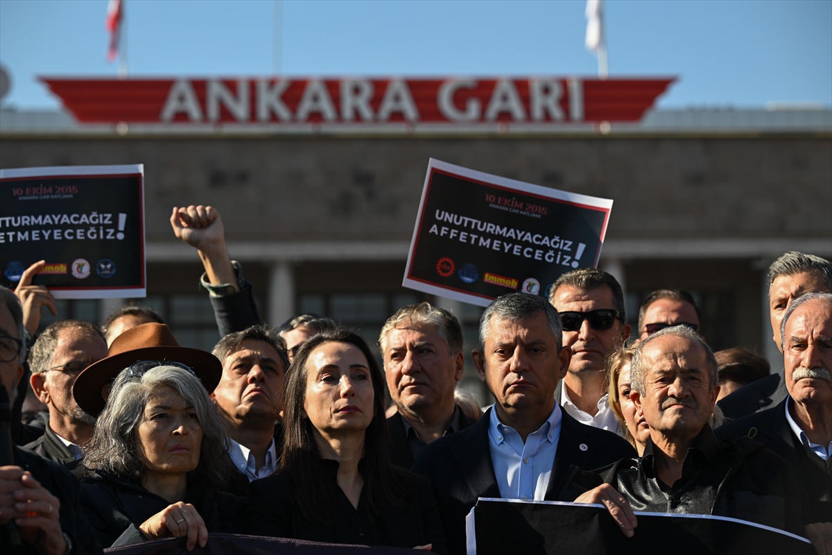Ankara Garı saldırısında yaşamını yitiren 101 kişi 11. yılında anıldı