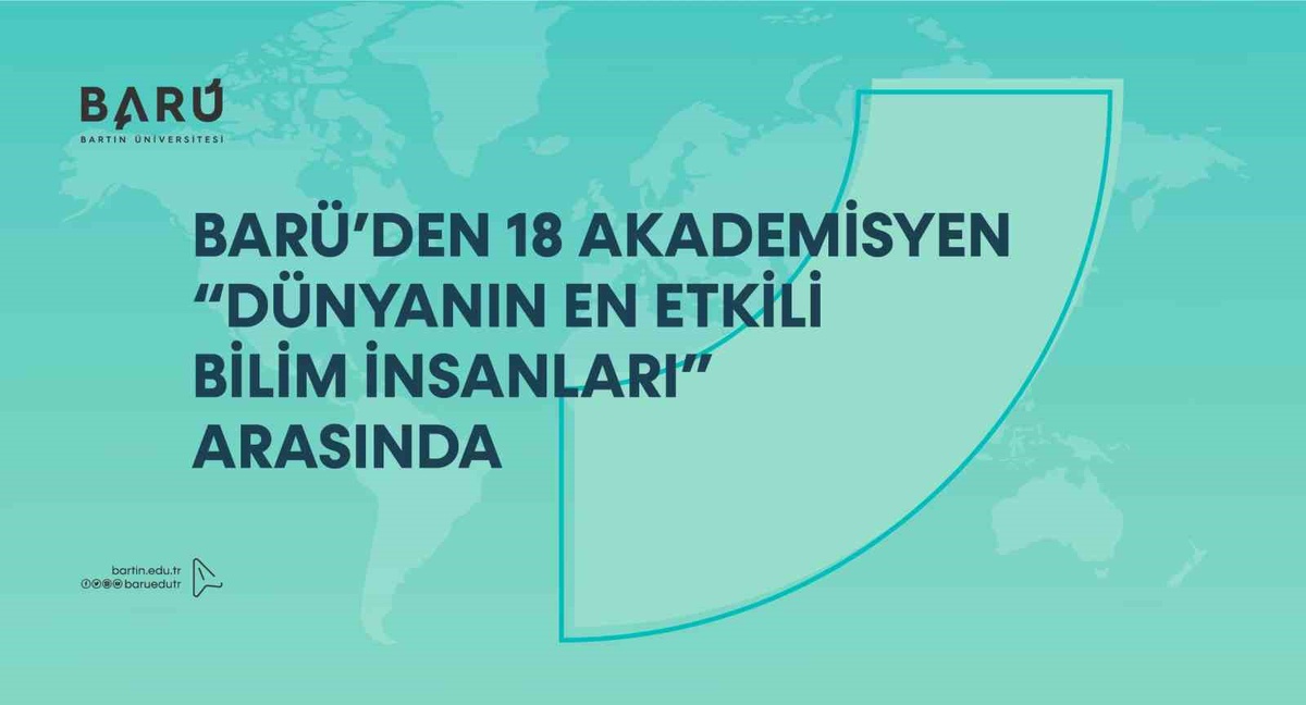 BARÜ'den 18 akademisyen Stanford listesine girdi, 3'ü Türkiye birincisi oldu