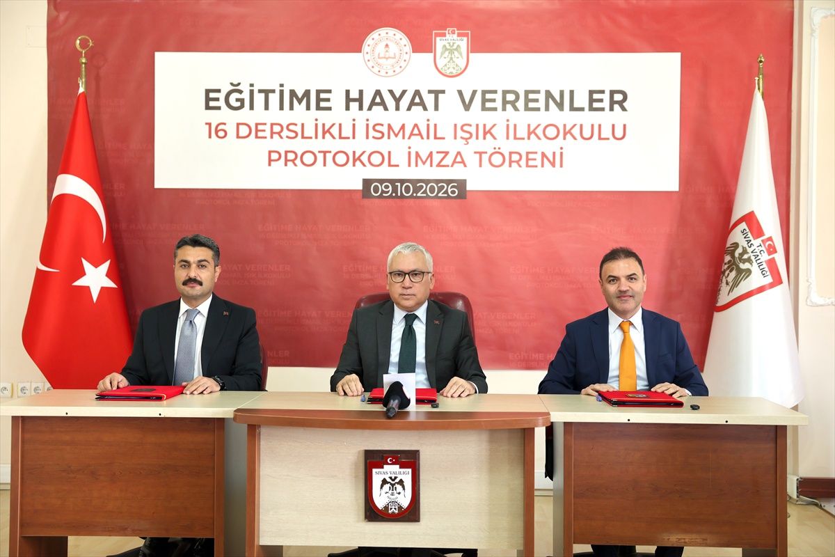 Sivas'ta yüzde 51 hibe ile 16 derslikli ilkokul için protokol imzalandı