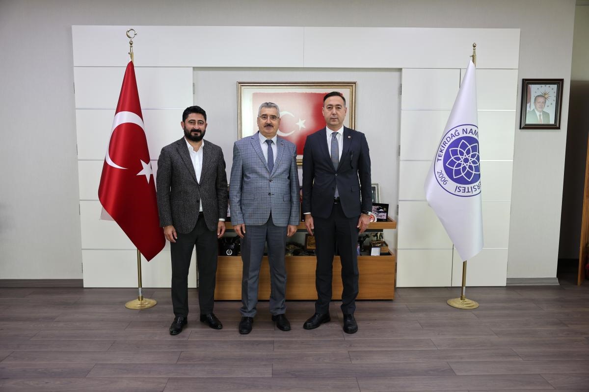 Tekirdağ Barosu NKÜ Rektörü'nü ziyaret etti, Maarif Orkestrası ilk provalarını yaptı