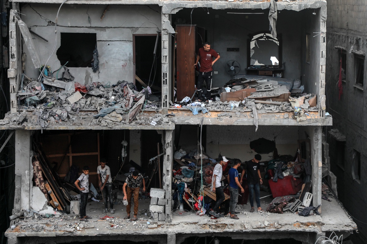 Albüm: İsrail, Gazze'ye hava saldırısı düzenledi