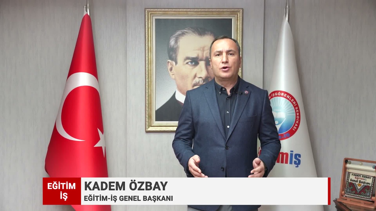 Eğitim-İş Başkanı Özbay, okullarda artan şiddete karşı ortak mücadele çağrısı yaptı