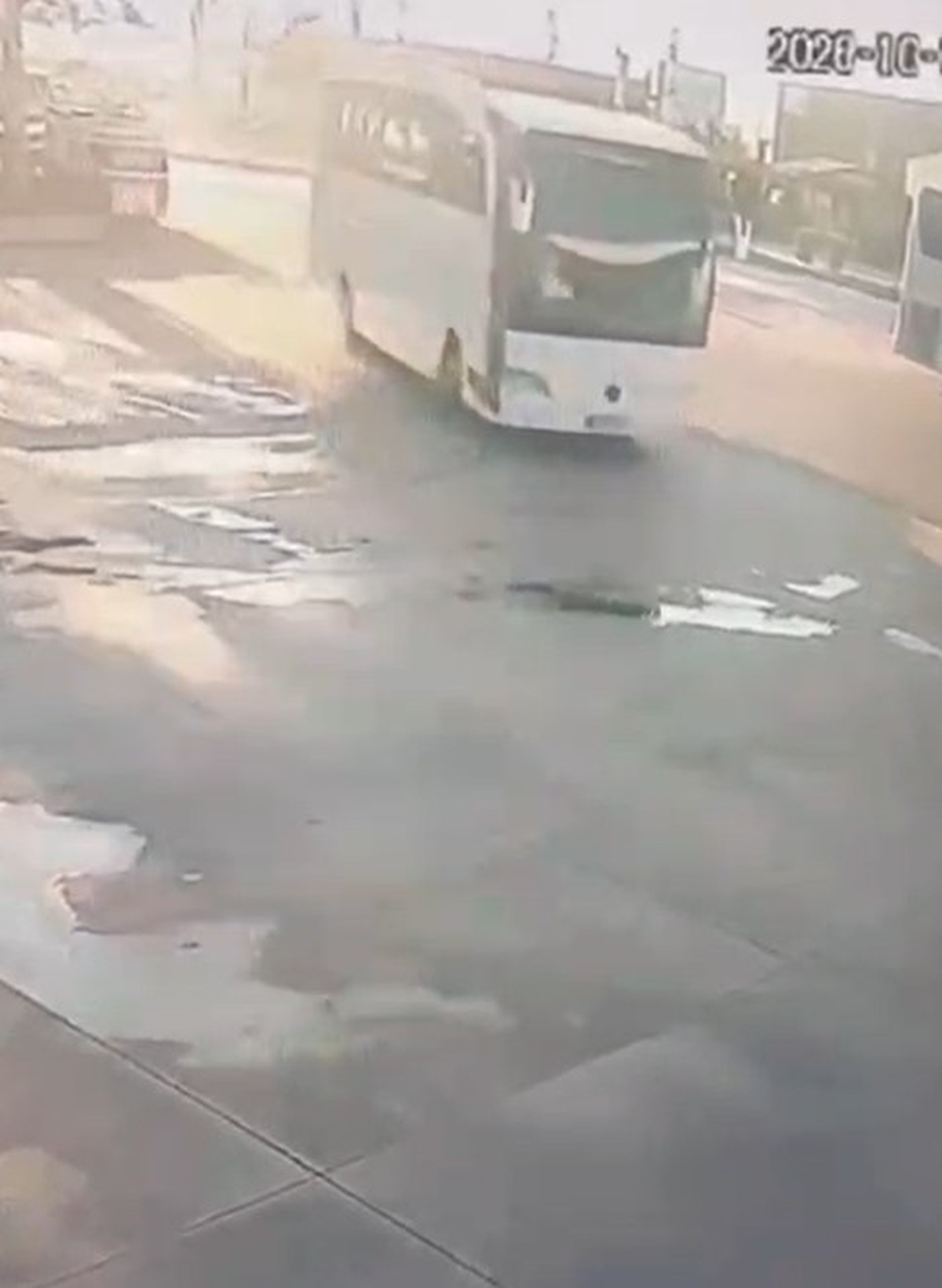 Manisa Akhisar'daki kazada 11 kişinin öldüğü otobüsün mola görüntüsü ortaya çıktı