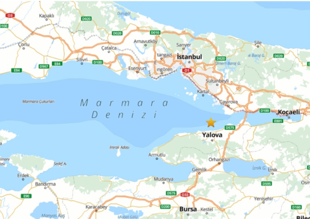 İstanbul ve çevre illerde deprem meydana geldi
