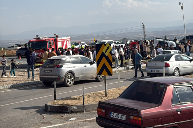Kahramanmaraş'ta MHP konvoyu kazası: 1 ölü, 4 yaralı