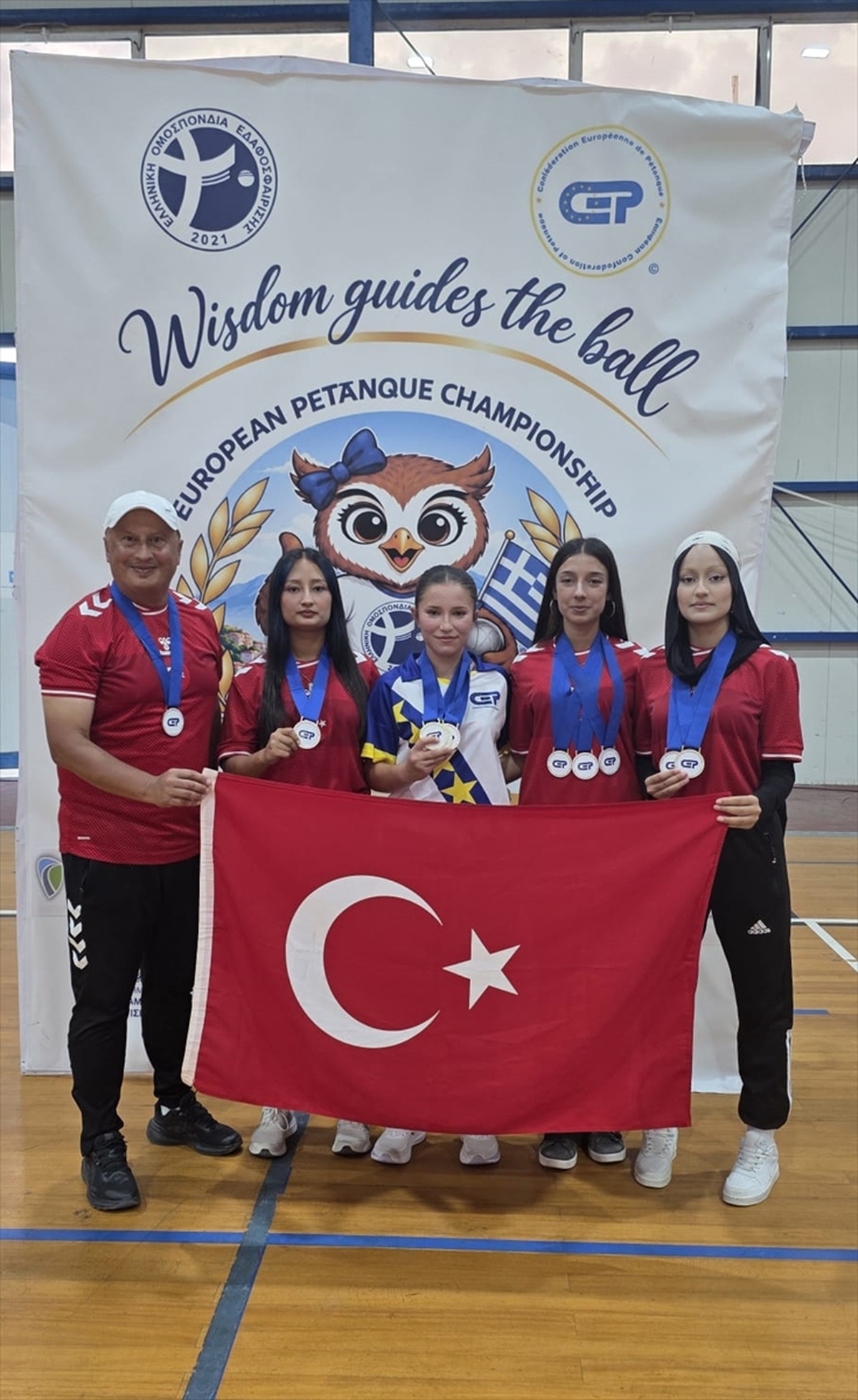Milli sporcu Yağmur Tosun, Avrupa Petank Şampiyonası'nda altın madalya kazandı