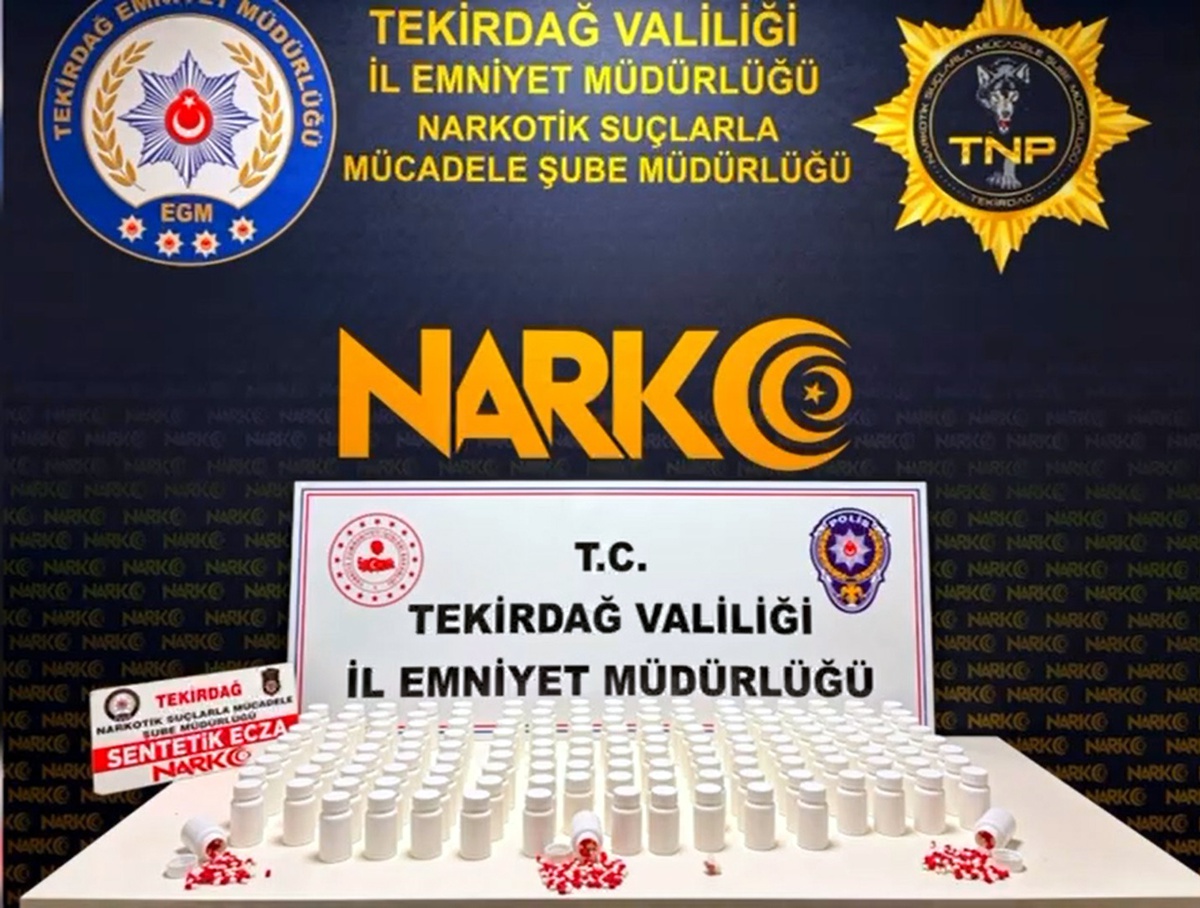 Tekirdağ'da uyuşturucu operasyonunda gözaltına alınan 30 şüpheliden 25'i tutuklandı