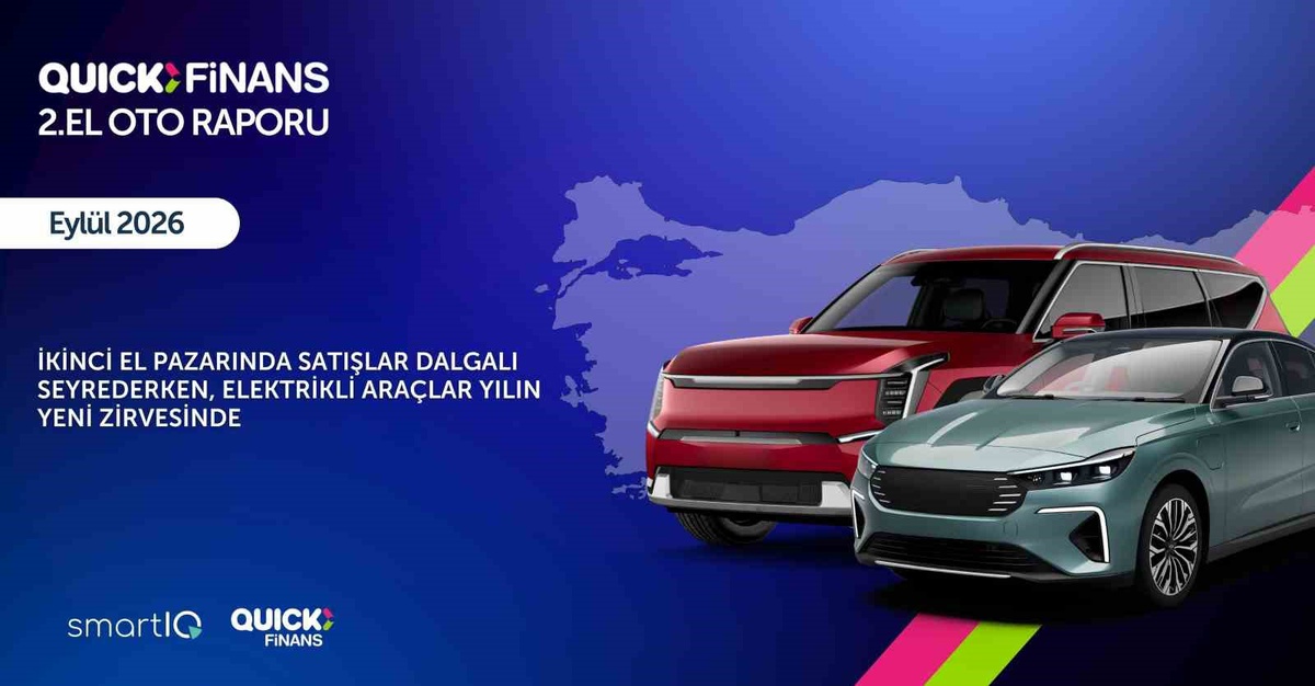 Aylık yüzde 3 artan ikinci el oto satışları eylülde yıllık yüzde 6 geriledi
