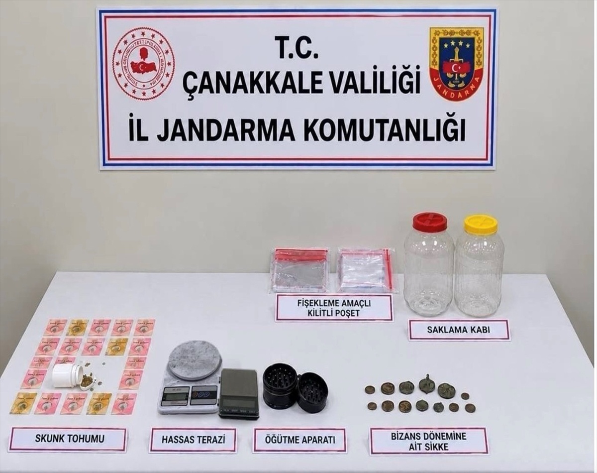 Çanakkale'de narkotik operasyonunda gözaltına alınan 22 zanlıdan 11'i tutuklandı
