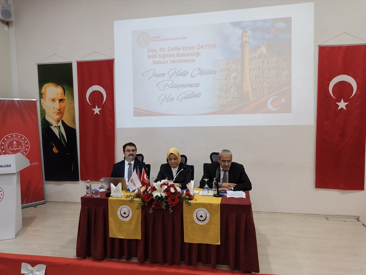 Çorum'da 'İmam Hatip Okulları İl Değerlendirme Toplantısı' yapıldı