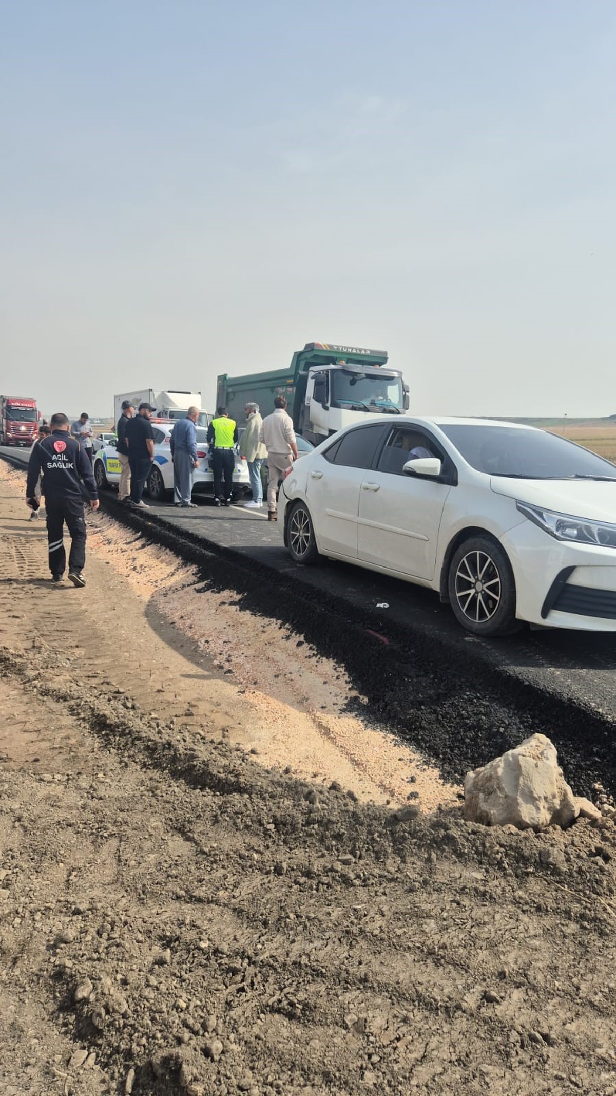 Diyarbakır Çınar'da 3 araç zincirleme kazaya karıştı, 7 kişi yaralandı