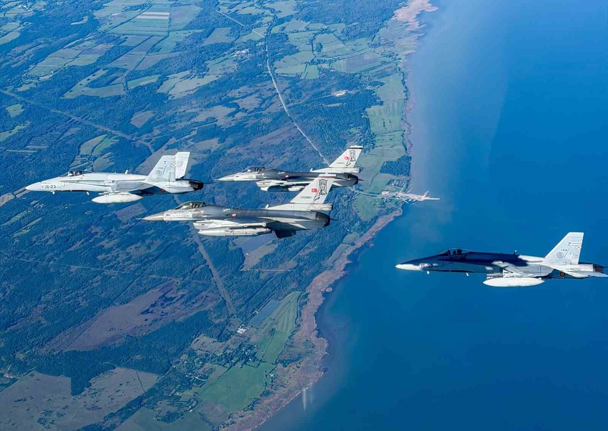 Estonya Savunma Bakanlığı, Baltık'taki Türk F-16'ları için Türkiye'ye teşekkür etti