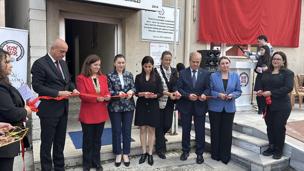 Fatma Aksal, Edirne'deki SODAM açılışında kadınların her alanda olmasını vurguladı
