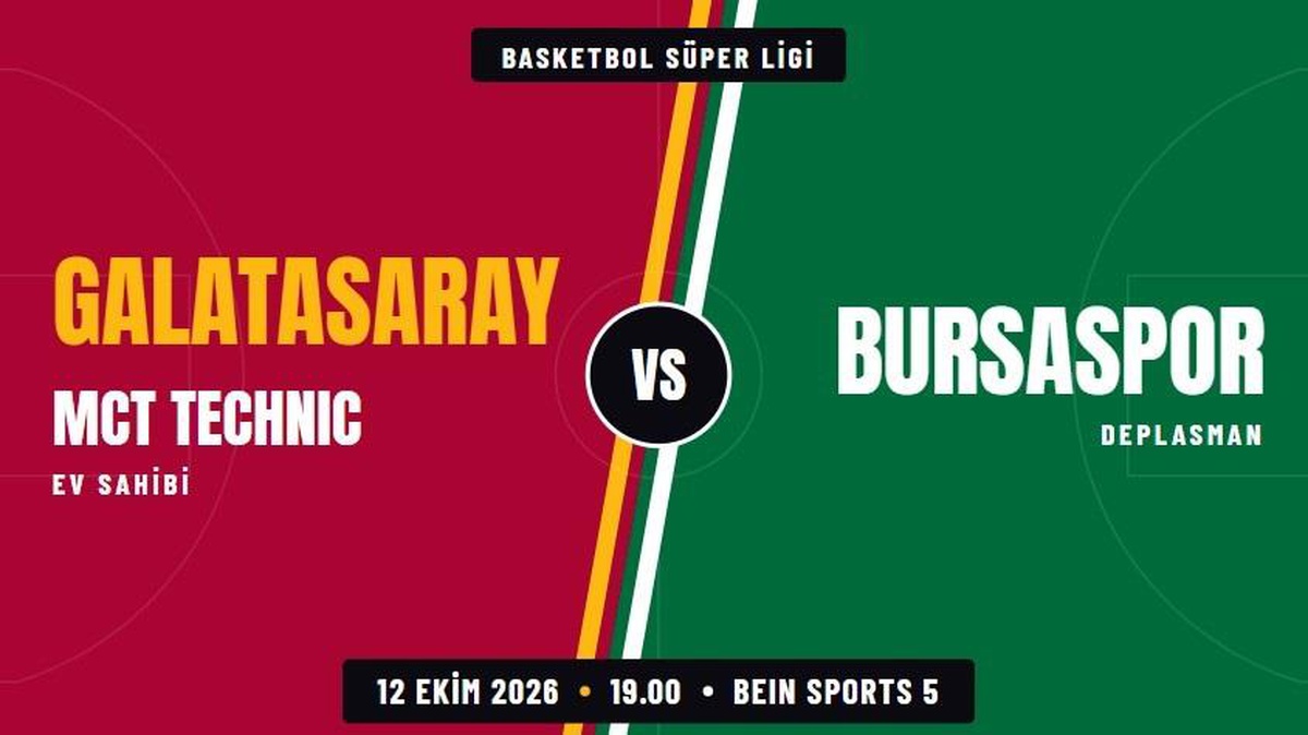 Galatasaray Bursaspor maçı hangi kanalda, Galatasaray MCT Technic vs Bursaspor maçı nereden CANLI izlenir?