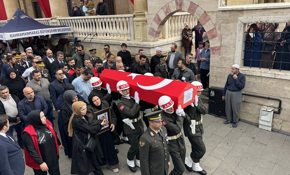 Görev sırasında şehit olan uzman çavuş Kahramanmaraş'ta son yolculuğuna uğurlandı