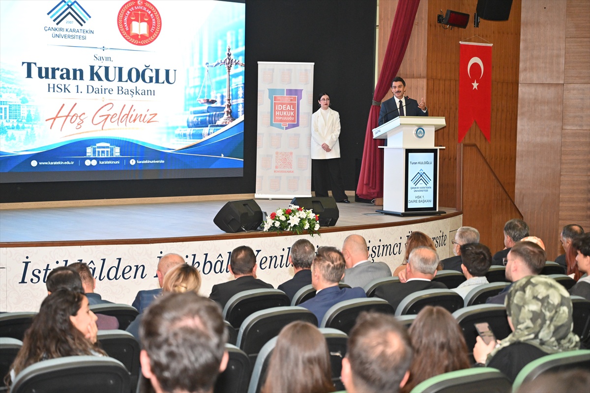 HSK 1. Daire Başkanı Kuloğlu, ÇAKÜ'de hukuk öğrencilerine mesleki deneyimini anlattı