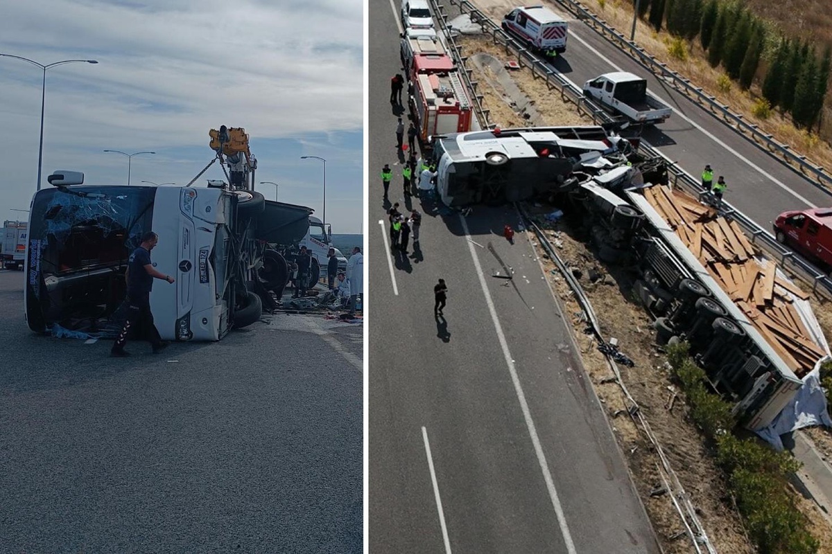Manisa'da 11 kişinin öldüğü kazada otobüs ve tır şoförü tutuklandı