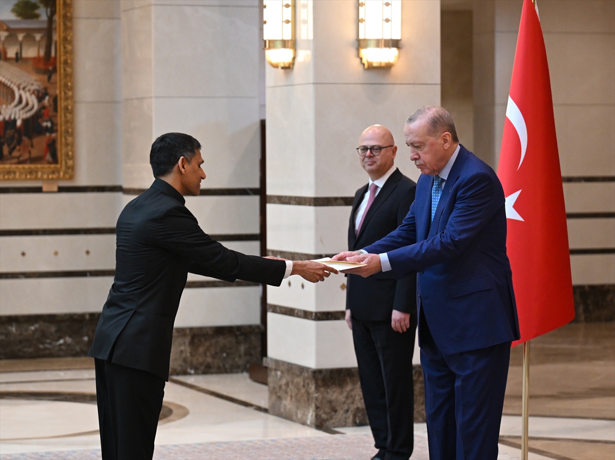 Cumhurbaşkanı Erdoğan, büyükelçilerin güven mektuplarını kabul etti
