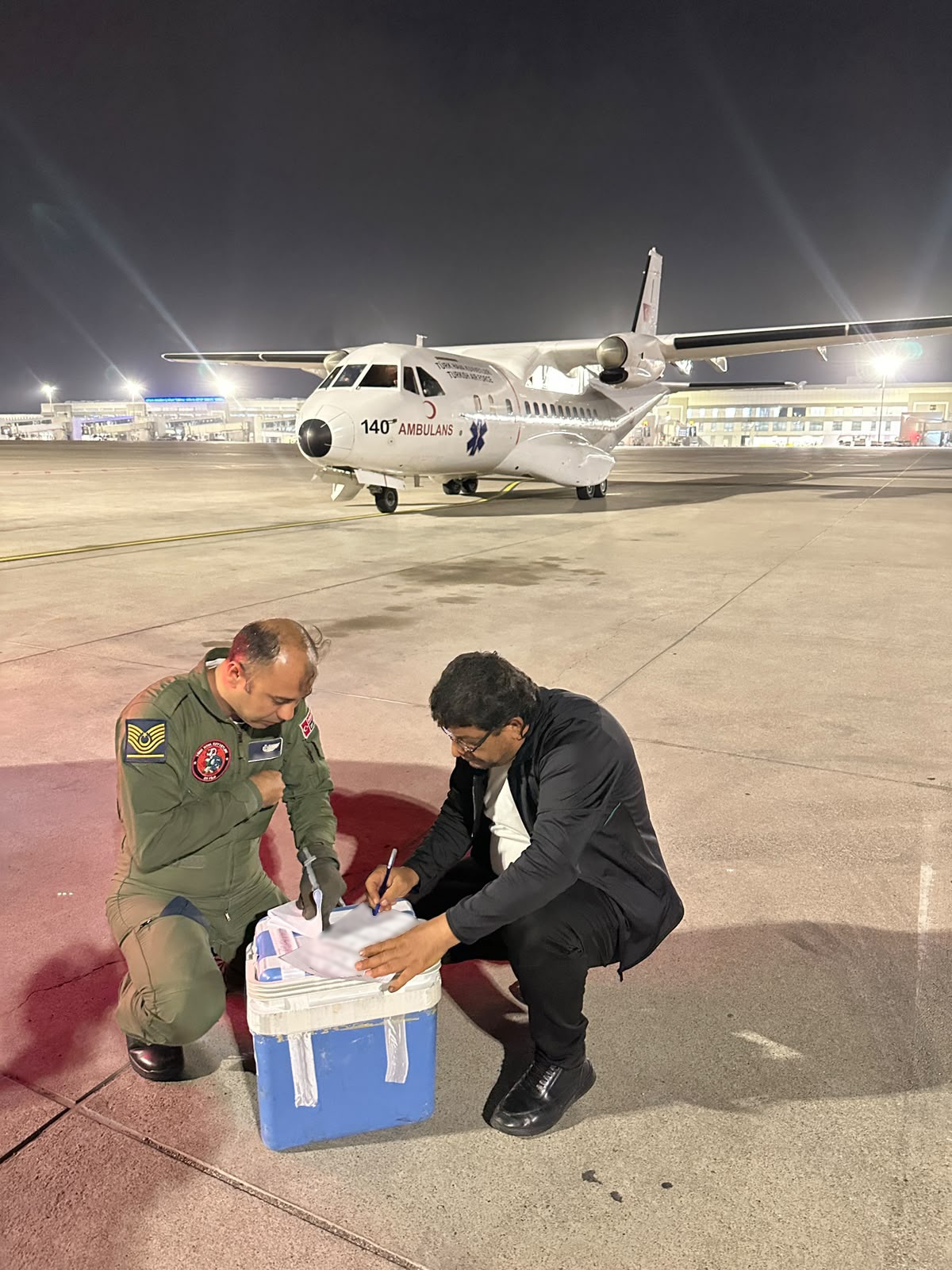 Hava Kuvvetleri, karaciğer greftini Erzurum'dan Antalya'ya ambulans uçakla ulaştırdı
