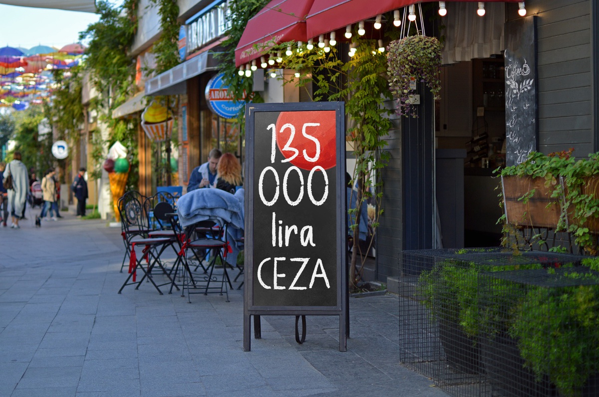İstanbul Ortaköy'de fiyat listesi bulundurmayan mekana 135 bin 82 lira ceza kesildi