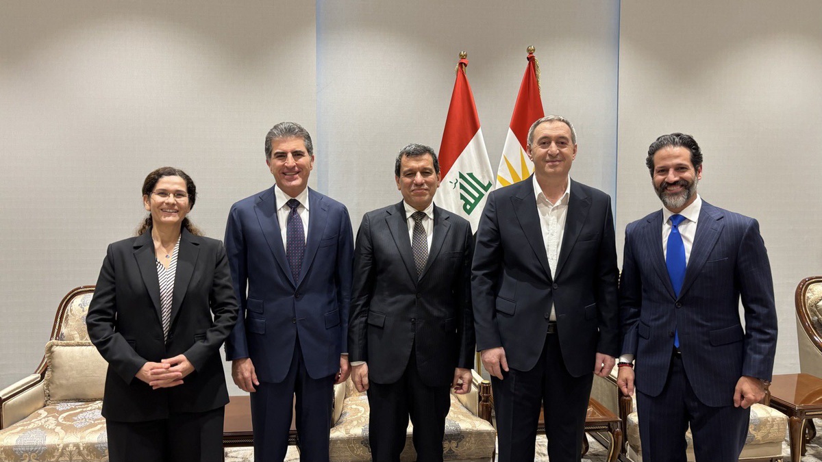 Tuncer Bakırhan, Erbil'deki MERI Forumunda Barzani ve Talabani ile bir araya geldi