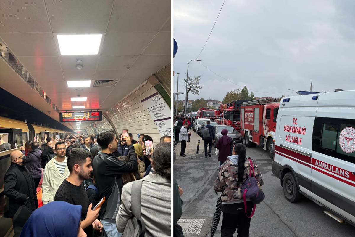 Üsküdar-Sultanbeyli metrosunda korkutan patlama! Bir anda dumanla kaplandı