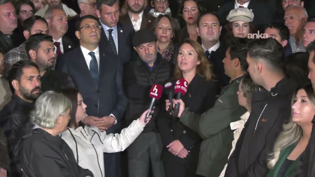 Ankara Baro Başkanı Şimşek Çağlayan, Halk TV önünde kayyum kararını eleştirdi