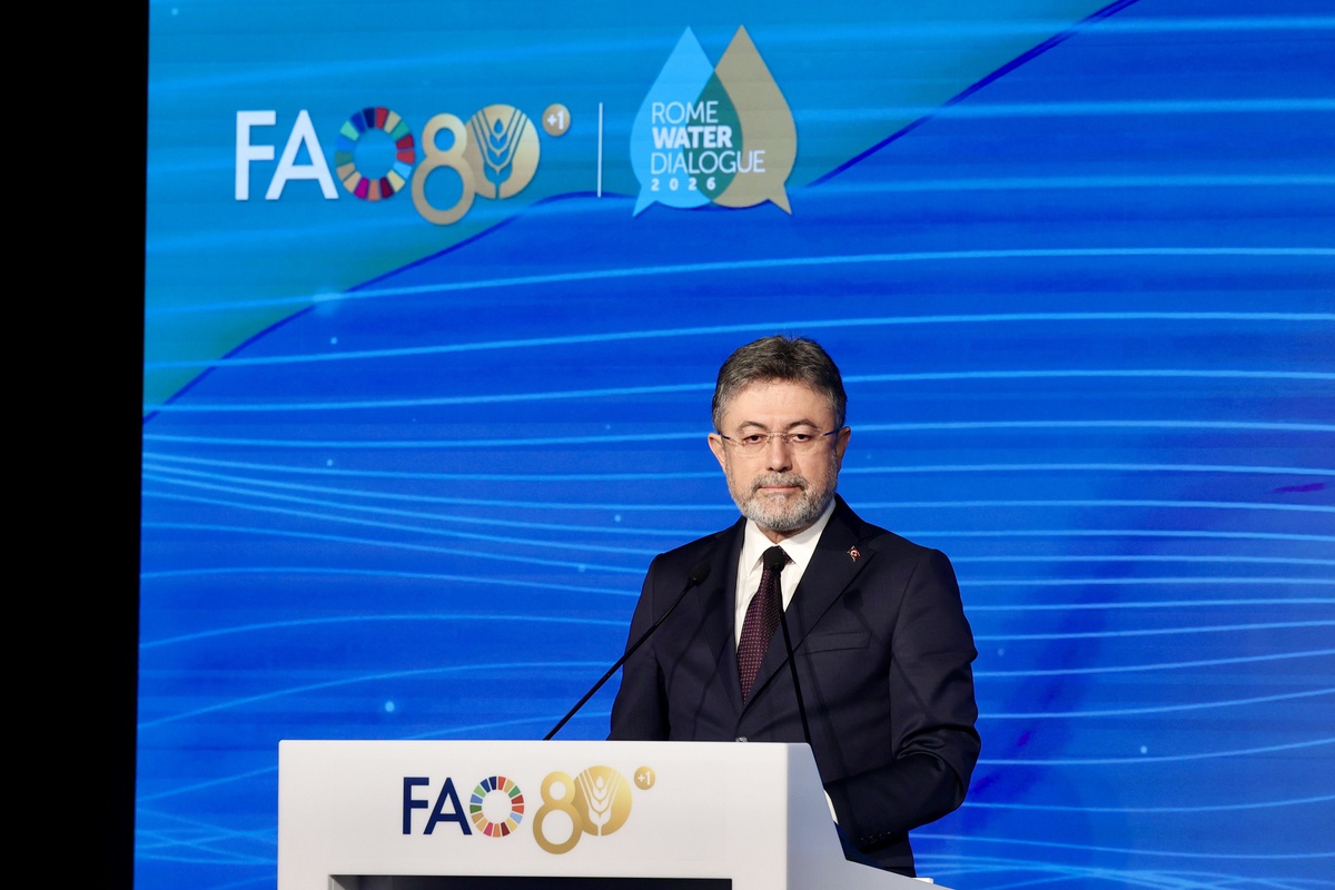 Bakan Yumaklı, FAO Roma Su Diyaloğu'nda Türkiye'yi temsil etti, Gazze'ye dikkat çekti