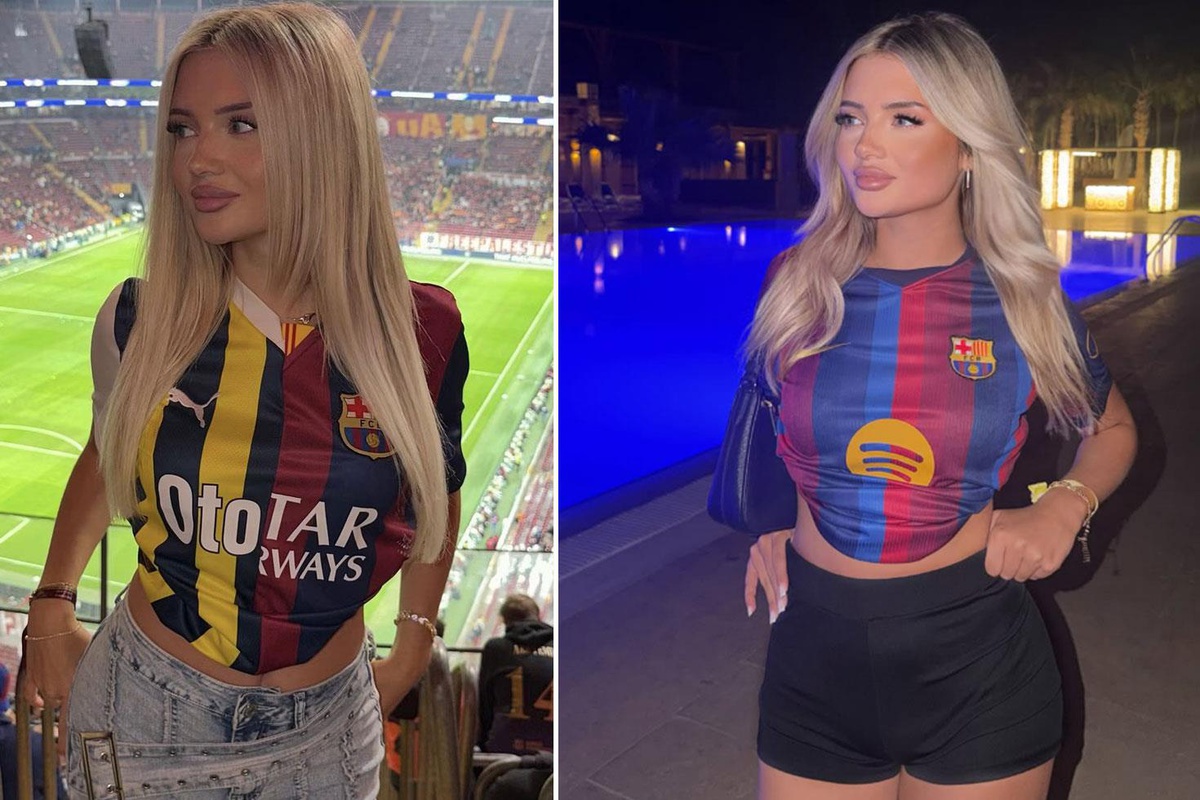 Barcelona taraftarından RAMS Park'ta olay hareket
