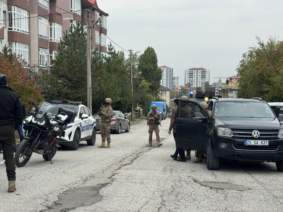 Erzurum Palandöken'de pompalı tüfekle ateş açılması sonrası 3 zanlı gözaltına alındı