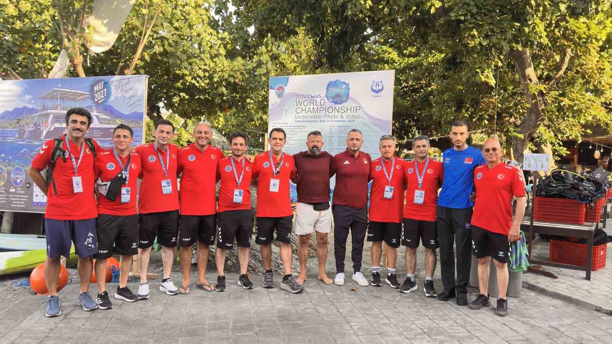 Eskişehir GSB, Bali'de sualtı dünya şampiyonu olan milli sporcuları tebrik etti