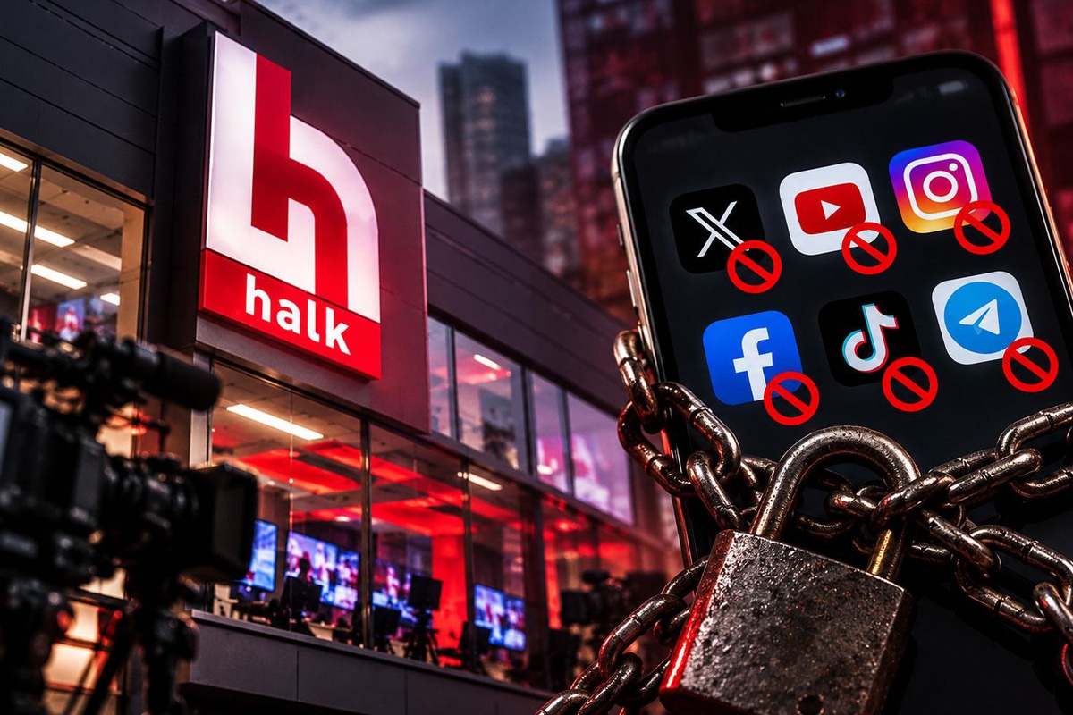 Kayyum atanan Halk TV'nin sosyal medya hesaplarına erişim engeli kararı