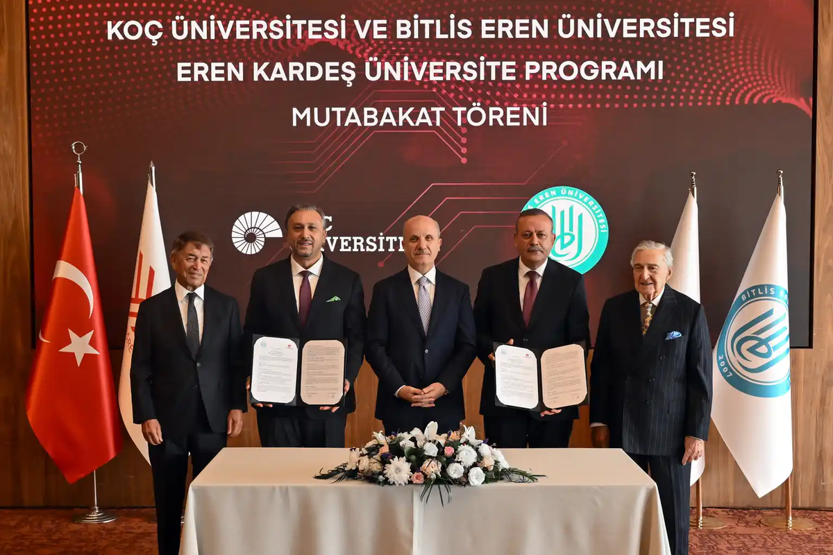 Koç ve Bitlis Eren üniversiteleri İstanbul'da Kardeş Üniversite mutabakatı imzaladı