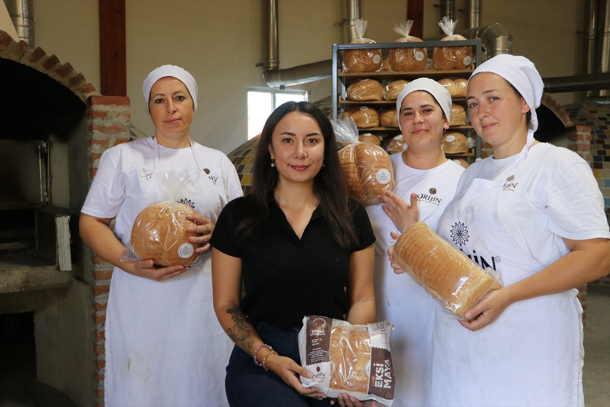 Tekirdağ'da kadın girişimci, 5 kadına istihdam sağlayıp 2 bin ekmek üretiyor