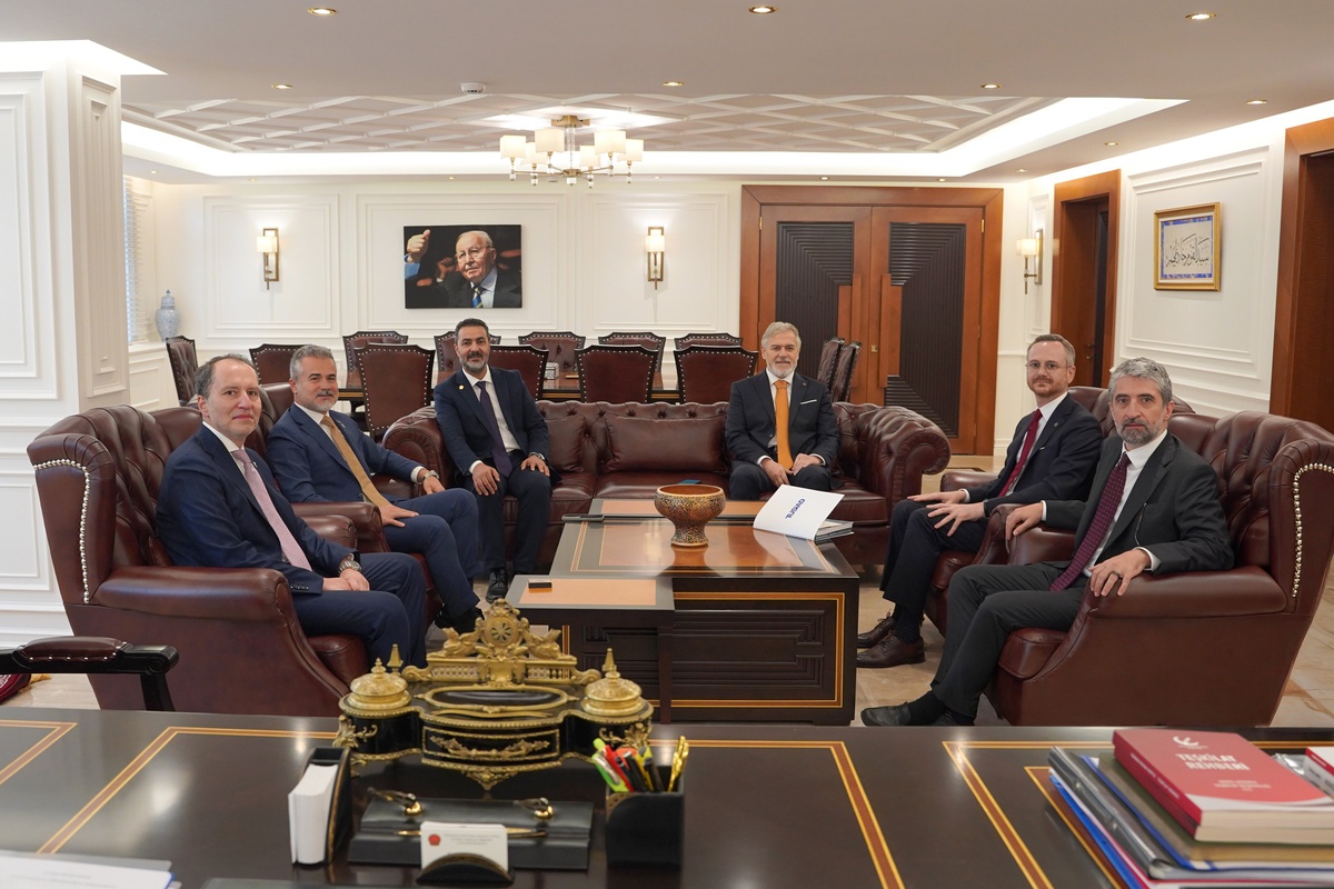 TÜSİAD Yönetim Kurulu Başkanı Ozan Diren, Ankara'da Fatih Erbakan'ı ziyaret etti