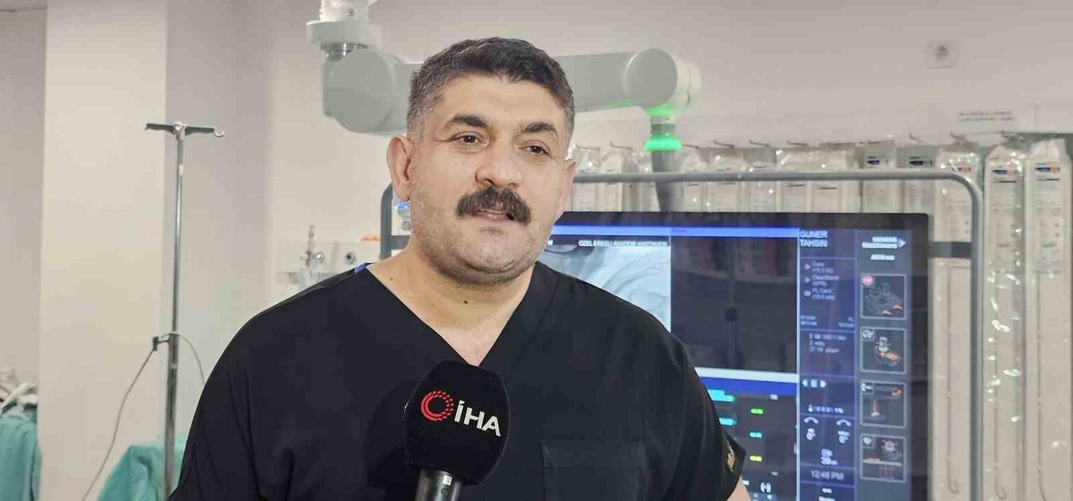 Zonguldak Ereğli'de kadının öksürükle yırtılan kalp damarı stentle kapatıldı