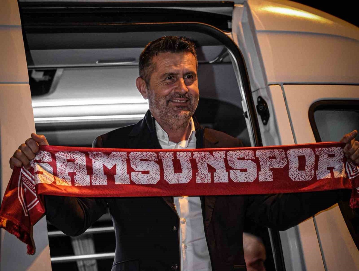 5 mağlubiyet sonrası Samsunspor'un yeni hocası Nenad Bjelica şehre geldi